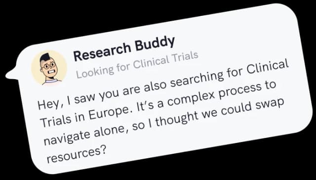 Research Buddy message